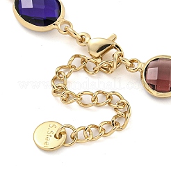 Стекло ожерелье NJEW-C047-01D-KCG