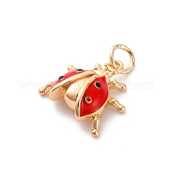 Латунь эмаль подвески&nbsp;KK-D360-15G