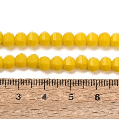 Непрозрачное стекло бисер нитей&nbsp;GLAA-G125-01C-03