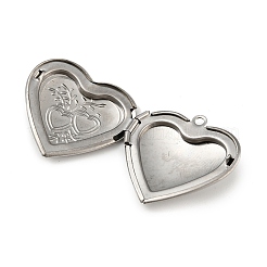 Подвески-медальоны из нержавеющей стали 304 STAS-Q253-02P-03