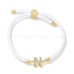 Регулируемые браслеты из нейлона&nbsp;X-BJEW-C096-01G-14