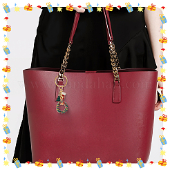 1 пакет рождественских эмалевых брелоков из сплава&nbsp;KEYC-SC0001-90