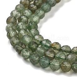 Естественный зеленый апатит бисер пряди G-G105-A01-03