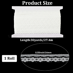 Отделочные ленты из полиэфирного кружева&nbsp;OCOR-WH20050-028G