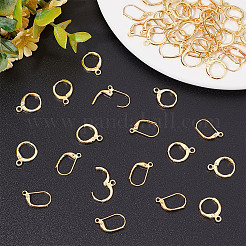 60шт 2 стиля латунные серьги с рычагом KK-CN0001-82