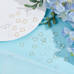 100 шт. 2-х цветные латунные соединительные кольца KK-ME0003-06