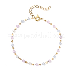 Браслеты-цепочки из стеклянных бусин для женщин&nbsp;BJEW-JB12978