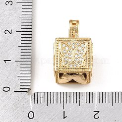 Латунные микро проложить кубического циркония подвески&nbsp;KK-F919-10B-G