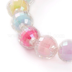 Акриловые детские браслеты с подвесками ангела-хранителя&nbsp;BJEW-JB05866