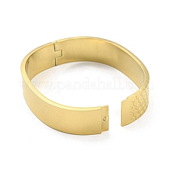 Шарнирные браслеты из нержавеющей стали 304 с паве из кубического циркония для женщин&nbsp;BJEW-D044-04G-01