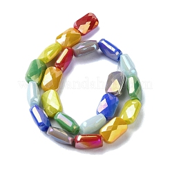 Стеклянные бусины с гальваническим покрытием  EGLA-C004-09