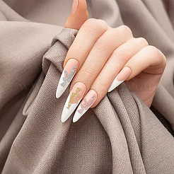 80 шт. 4-х цветные кабошоны из цинкового сплава&nbsp;MRMJ-HY0001-18