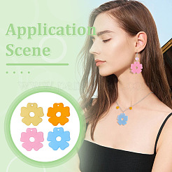 48шт прозрачные акриловые подвески FIND-BC0013-22