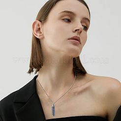 2 стиль 304 нержавеющая сталь коробка цепь полые колонны флакон духов подвеска ожерелья&nbsp;NJEW-FH0001-19