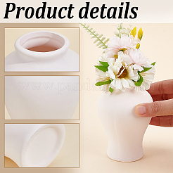 Керамические вазы с украшениями&nbsp;AJEW-WH0609-329