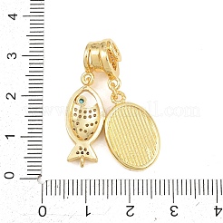 Латунные микро проложить кубического циркония подвески&nbsp;KK-Z151-07G