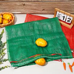 10 шт. 2-х цветные пластиковые пакеты с завязками на рождественскую тематику ABAG-CN0001-10