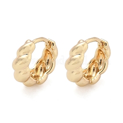 Серьги-кольца из латуни EJEW-Z102-09G