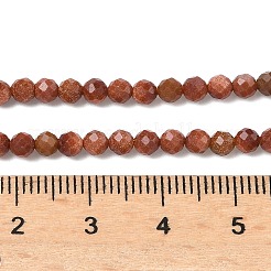 Синтетические голдстоуновские бисер пряди&nbsp;G-C263-A01-3mm