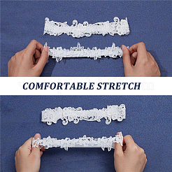 Лента с кружевной отделкой DIY-WH0321-53