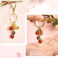 18 шт. смешанная эмаль фрукты подвески кулон имитация фруктов очарование красочный сплав эмаль кулон для ювелирных изделий ожерелье браслет серьги изготовление ремесел JX186A