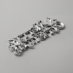 Пластиковые большие подвески&nbsp;KY-WH0035-11B-02