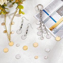 48шт 4 цвета латунные подвески&nbsp;KK-BC0002-18-NF