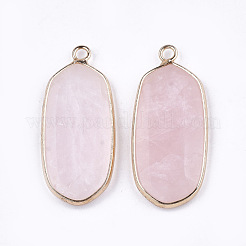 Природного розового кварца подвески X-G-T112-23I