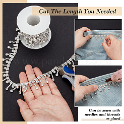 Стеклянные цепочки со стразами&nbsp;FIND-BC0001-22