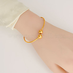 Классические браслеты-манжеты из нержавеющей стали 304 QO4732-2