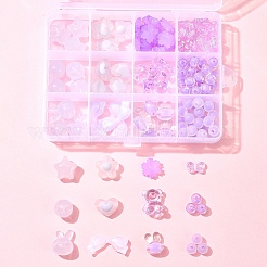 Прозрачные непрозрачные акриловые бусины&nbsp;OACR-FS0001-80