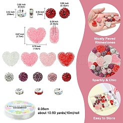 Наборы для изготовления браслетов ко дню святого валентина своими руками&nbsp;DIY-YW0012-60