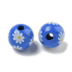 Набивные деревянные европейские бусины WOOD-G022-19F