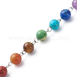 Чакра природные и синтетические смешанные драгоценные камни сердце биолокационные маятники PALLOY-JF01883-03