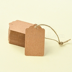 Крафт-бумага подарочные бирки AJEW-FS0001-15