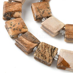 Естественного изображения яшмы бисер нитей G-F802-B06-01