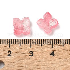 Окрашенные и нагретые стеклянные колпачки для бусин&nbsp;GLAA-Z019-01L