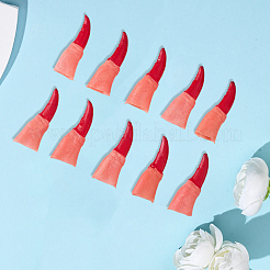 10шт резиновые накладные ногти&nbsp;MRMJ-WH20007-041A-02