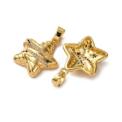 Латунные микро проложить кубического циркония подвески KK-A271-10G