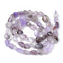 Натуральный ауралит с 23 нитками из бисера G-S363-056