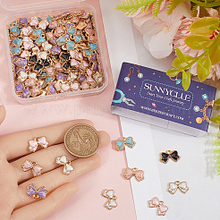 120шт 6 цвета сплава эмалевые подвески&nbsp;FIND-SC0013-15