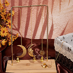 Луна Солнце латунный кулон украшение&nbsp;HJEW-OC00021