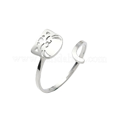 Кольца-манжеты из нержавеющей стали 304 для женщин&nbsp;LS-RJEW-F195-02P