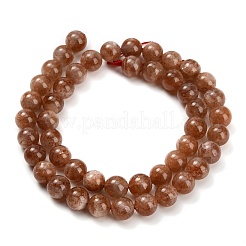 Натуральный Sunstone бисер пряди G-L631-A04-8mm