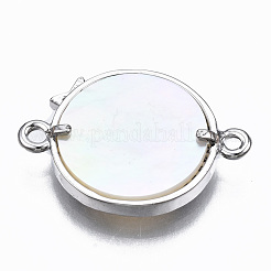 Латунные соединители с прозрачным кубическим цирконием с микропаве ZIRC-S067-036P-NR