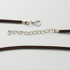 Искусственные замши шнур ожерелье&nbsp;NCOR-R025-1