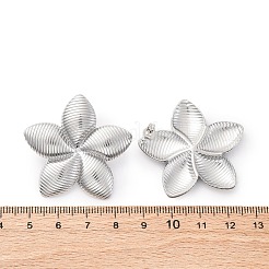 Серьги-гвоздики из нержавеющей стали 304 для женщин EJEW-K306-19P