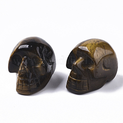 Хэллоуин натуральные бусины тигровый глаз G-R473-04C