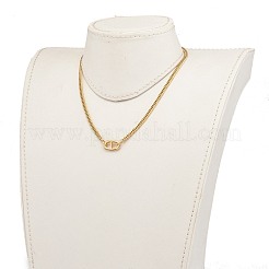 Овальные подвески из нержавеющей стали 304 NJEW-JN03292