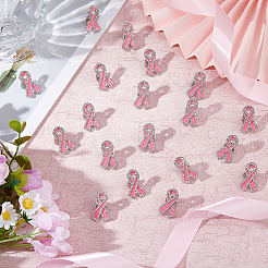 20 шт. эмалевые булавки из шелковой ленты JEWB-FH0001-72